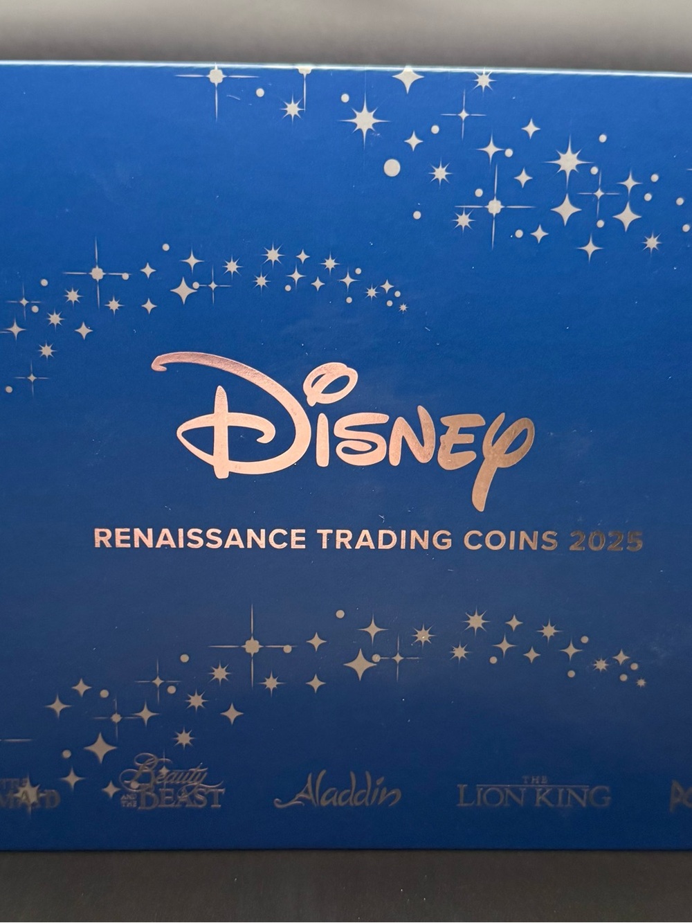 Disney Blue Renaissance Trading Coins Collector Set (New Unsealed) - Picture 9 of 9